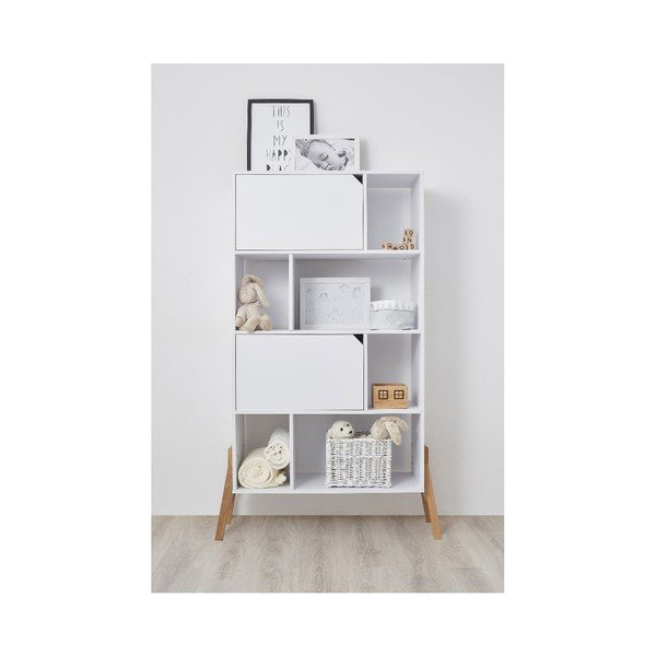 Valge tammepuust raamaturiiul Lotta - BELLAMY-image-2