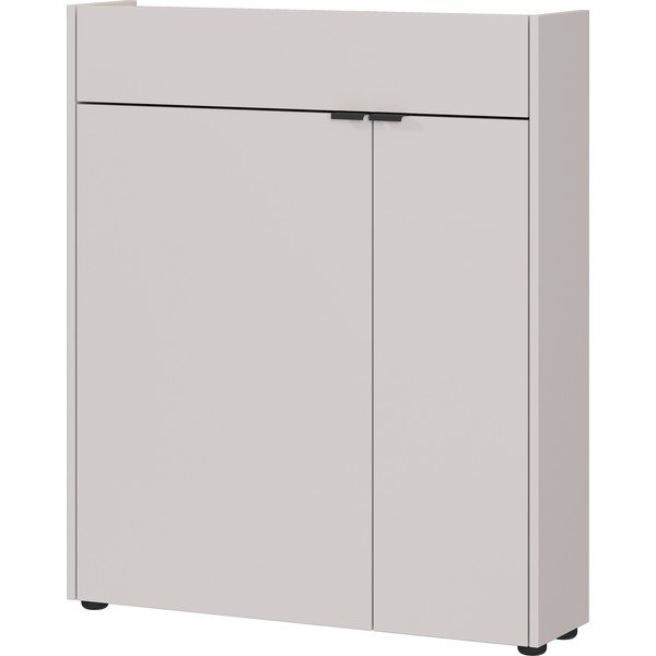 Kreemjas matt kapp 83x99x22 cm Ameca - Germania