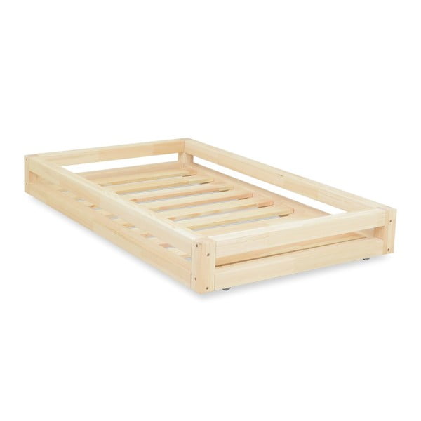 Set lakované zásuvky pod postel a 4 prodloužených nohou Benlemi, pro postel 90 x 180 cm-image-1