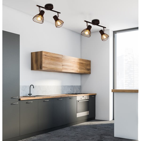 Must laevalgusti metallist varjuga  39x8 cm Fly - Candellux Lighting-image-1