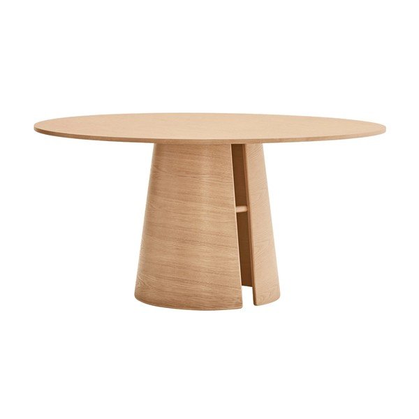 Ümmargune söögilaud saarepuust dekoratsiooniga, ø 157 cm Cep - Teulat-image-2