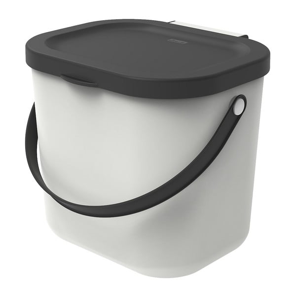 Valge kompostitav jäätmekonteiner 6 L Albula - Rotho
