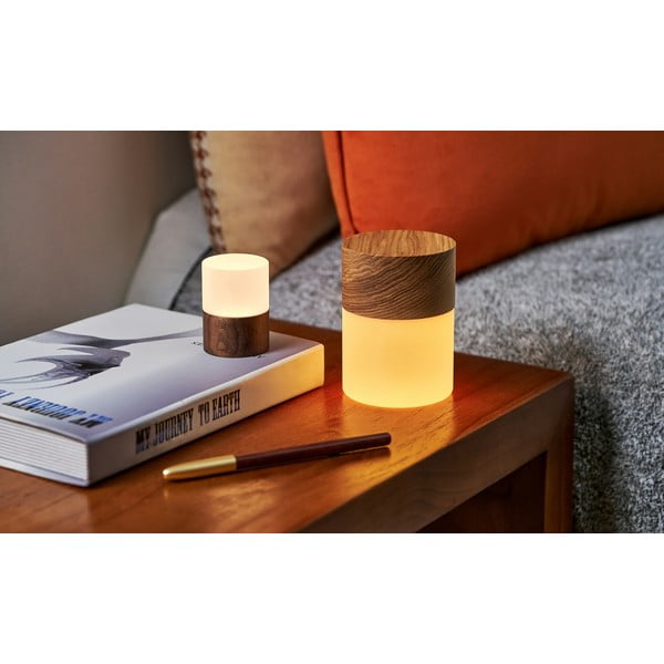 Timmitav naturaalset värvi klaasist lambivari (kõrgus 10,5 cm) Lemelia - Gingko-image-2