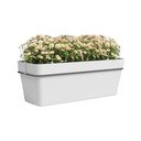 Taaskasutatud plastikust rippuv isekastev taimekast 50 cm Capri - Artevasi