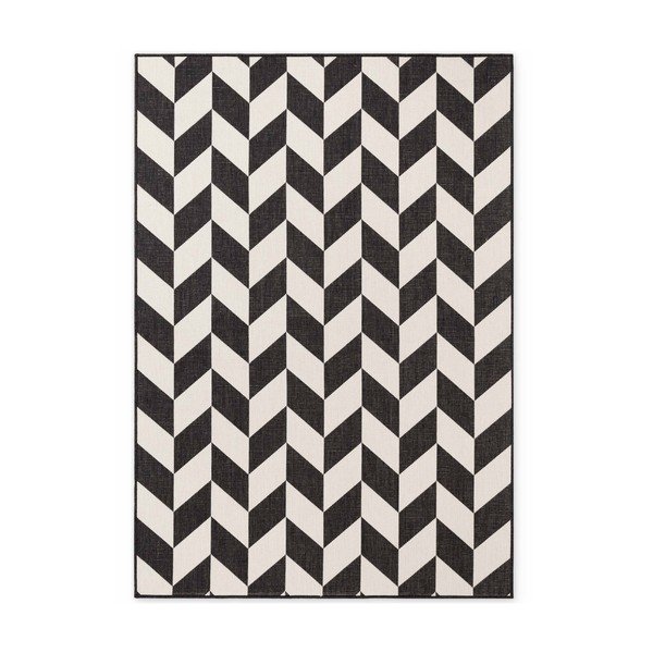 Must/kreemikas sise- ja õuevaip 160x230 cm Haringey Terrick - Ted Baker