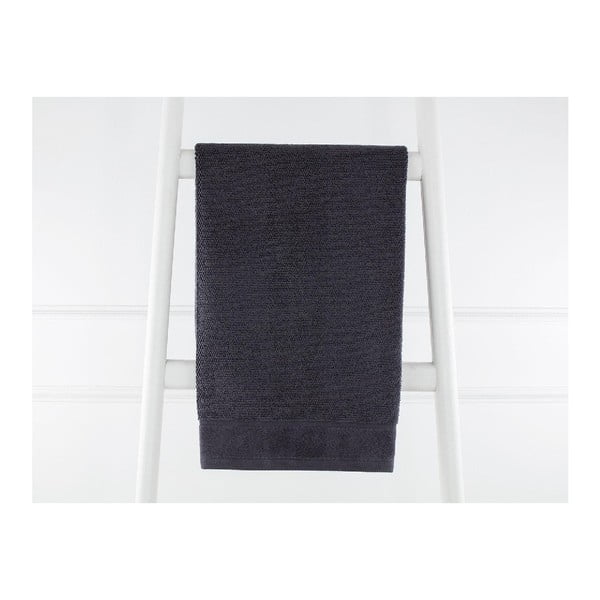 Černý bavlněný ručník Madame Coco Nero, 50 x 80 cm