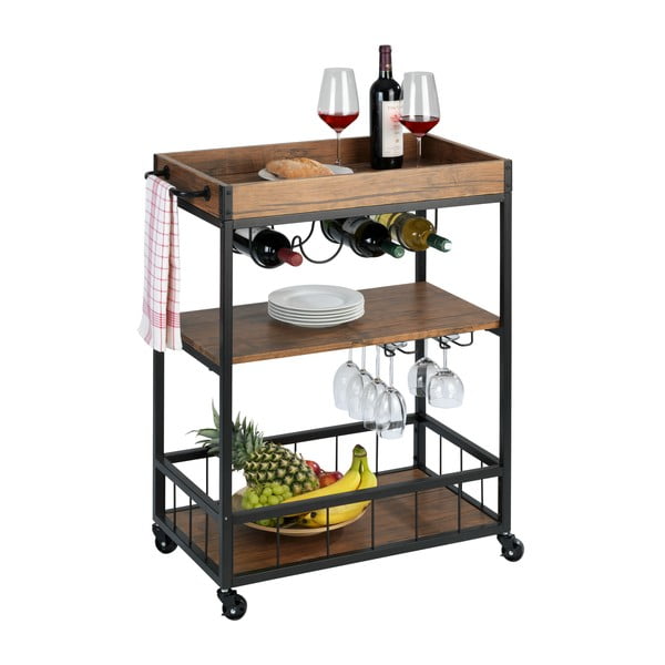 Mobiilne köögiriiul Rustico - Wenko-image-2