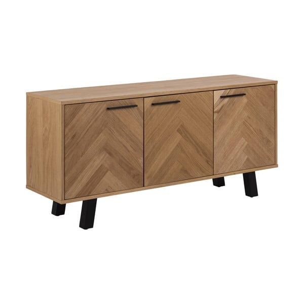 Madal kapp tammepuust 150x71 cm Brighton - Actona-image-2