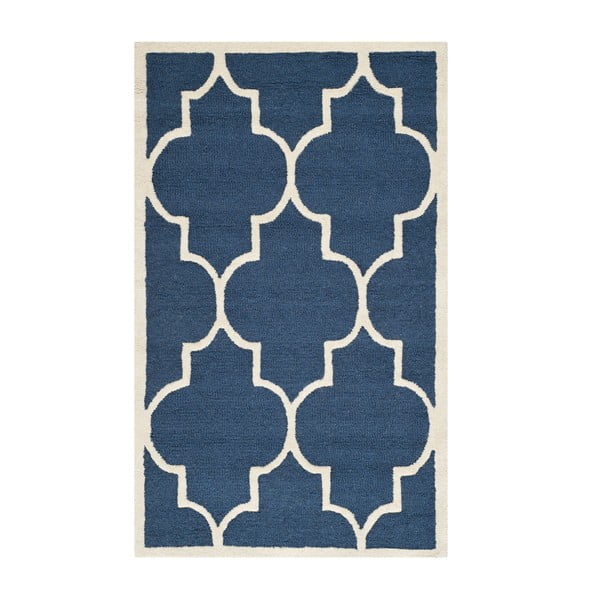 Modrý koberec Safavieh Everly, 152 x 91 cm