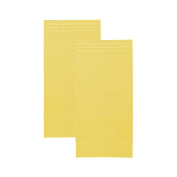Set žlutých osušek, 30x50 cm, 2 ks