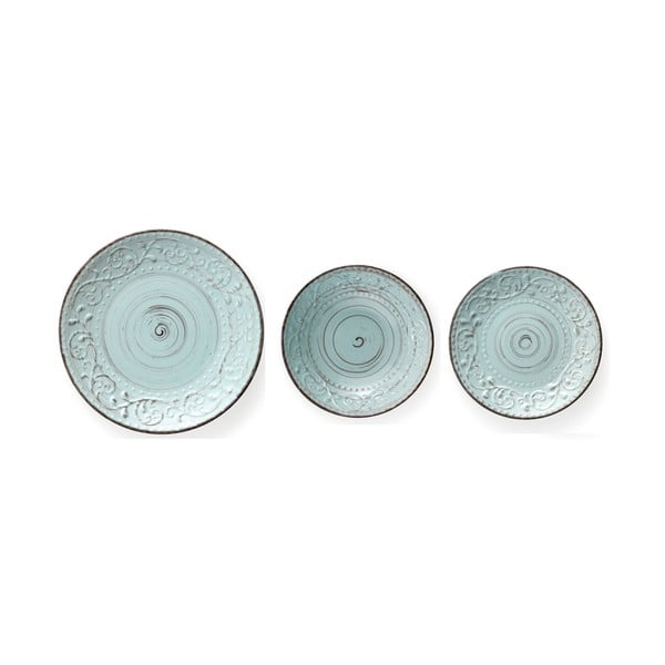 Türkiissinine keraamiline taldrik Serendipity, ⌀ 27,5 cm - Brandani-image-3