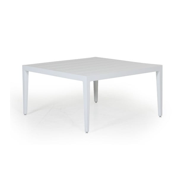 Bílý zahradní stolek Brafab Mackenzie, 77 x 77 cm