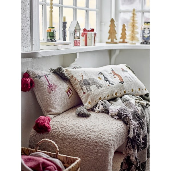 Jõulumotiividega dekoratiivpadi 30x60 cm Valentin - Bloomingville-image-1