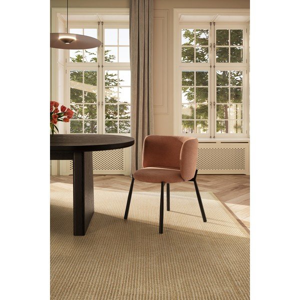 Roosad polsterdatud söögitoolid, 2 tk komplektis Ginny - MOME-image-2