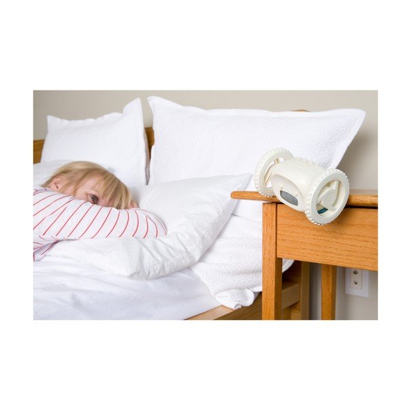 Clocky, budík na kolečkách, černý-image-4