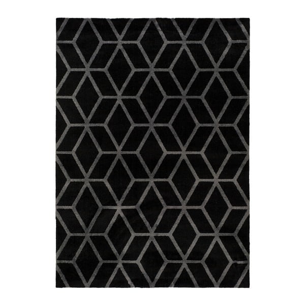 Černý koberec Universal Play, 80 x 150 cm
