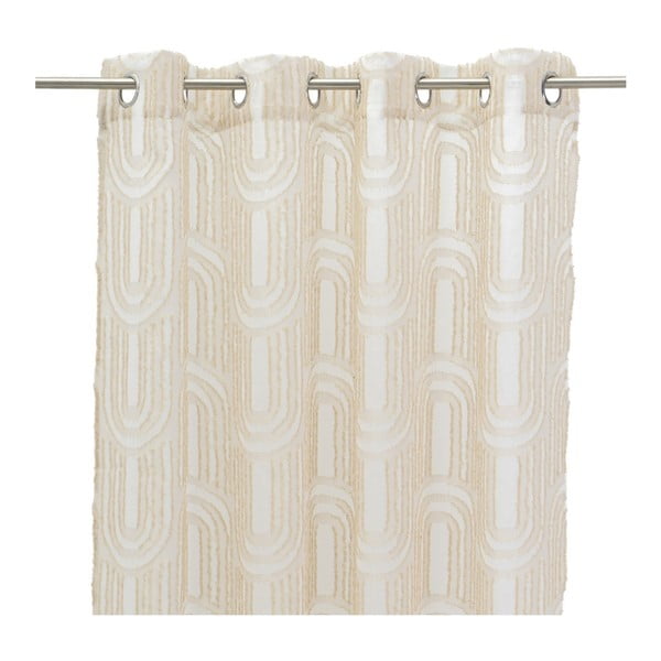 Beež kardin 140x260 cm Relief Arch - Casa Selección