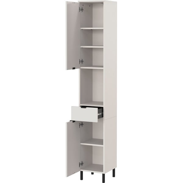 Kreem kõrge/kitsas vannitoakapp 30x190 cm Arcena - Germania-image-3