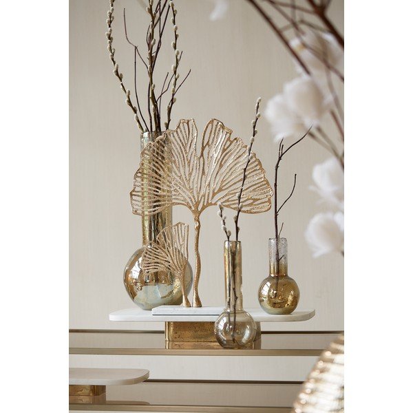 Metallist kuju (kõrgus 48 cm) Leaf - Light & Living-image-1