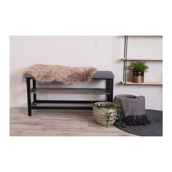 Pruun sünteetiline karusnahk 50x85 cm - House Nordic-image-2