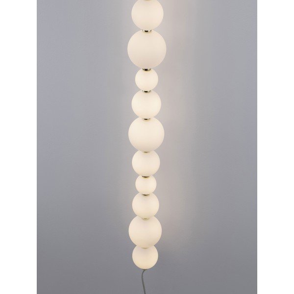 Valge/kuldne metallist LED-seinavalgusti, hämardatav Perla - Nova Luce-image-3
