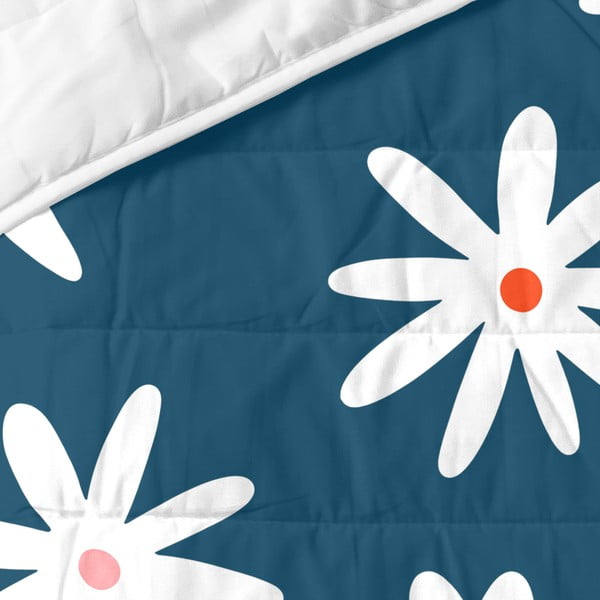 Sinine tikitud voodikate 270x260 cm Margaret - Aware-image-3