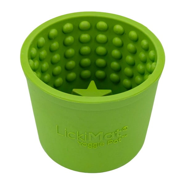 Lakkumiskauss Yoggie Pot Green - LickiMat