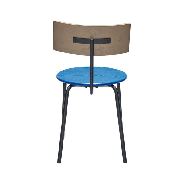 Sinised-puiduvärvi söögitoolid 4 tk komplektis Koi - Hübsch-image-3