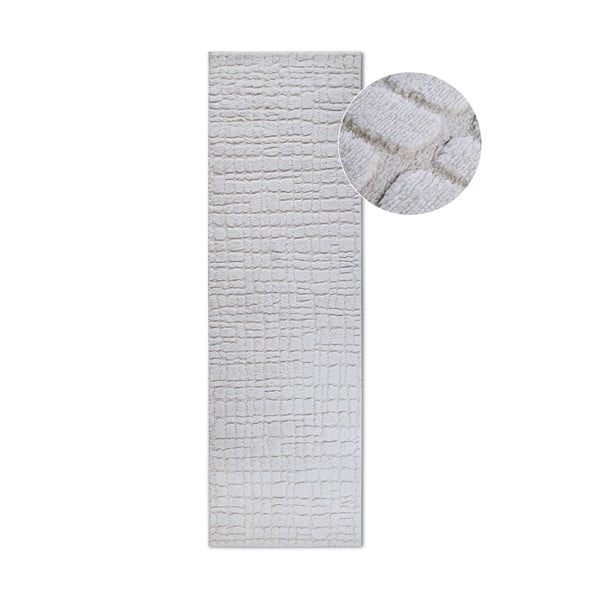 Kreem vaip 80x240 cm Artistique Cream White - Elle Decoration