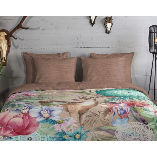 Pruun flanell voodipesu üheinimesevoodile 140x200 cm - HIP-image-2