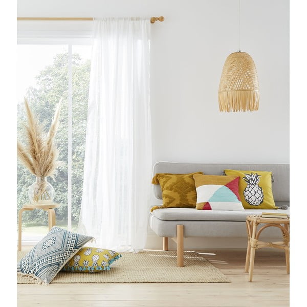 Valge kardin 183x140 cm Aletta - Pineapple Elephant-image-1