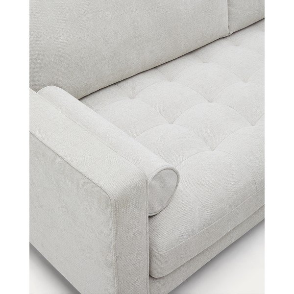 Hallikasbeež šenillist diivan 222 cm Debra - Kave Home-image-2