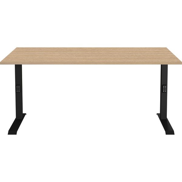 Reguleeritav töölaud tammepuust dekooriga pealispinnaga 80x160 cm Lissabon - Germania-image-2