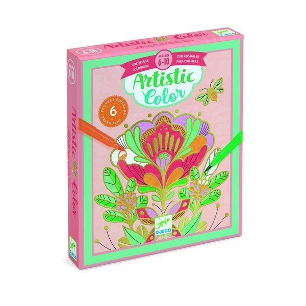 Värviraamat Flora – Djeco-image-2