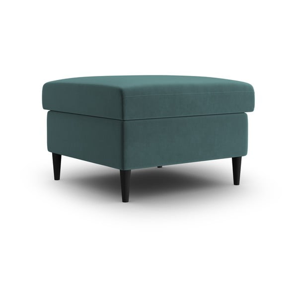 Petrooleumi värvi sametist jalatugi Kyoto - Cosmopolitan Design-image-1