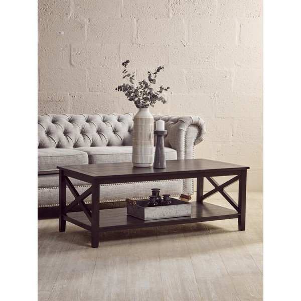 Must kohvilaud 60x120 cm Heritage - Premier Housewares-image-1