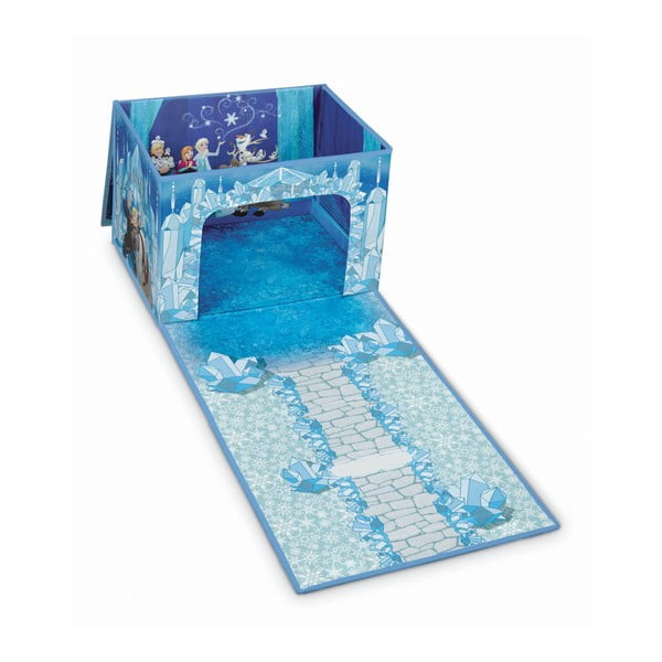 Rozkládací úložný box s hracím domečkem Domopak Frozen