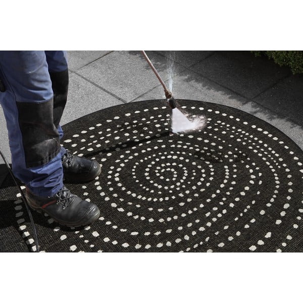 Must välivaip , ø 140 cm Bali - NORTHRUGS-image-1