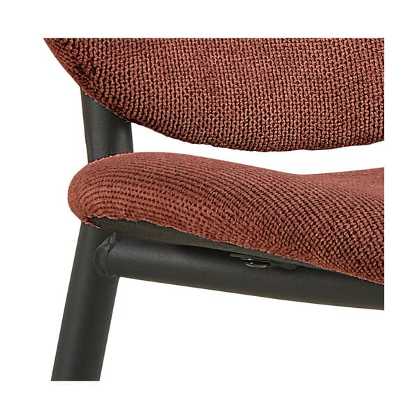 Terrakottapunane söögitool Cliff - Actona-image-4