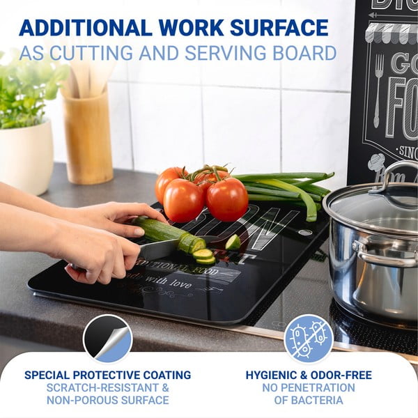 Klaasist pliidikatte komplekt 2 tk, 52 x 30 cm Bon Appetit - Wenko-image-3