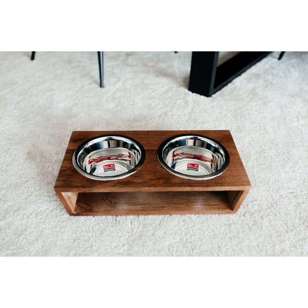 Puidust kausside komplekt koerale alusega Dog Fantasy - Plaček Pet Products-image-3