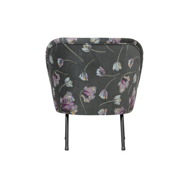 Tmavě šedé křeslo BePureHome Vogue-image-4