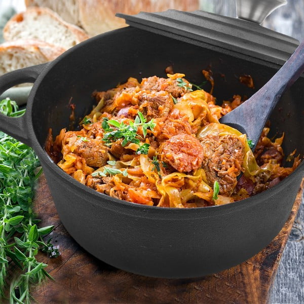 Kaanega malmpott induktsioonpliidile 4 l LITINA - Orion-image-1