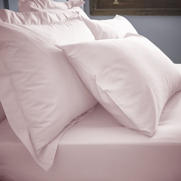 Hallid puuvillased padjapüürid, 2 tk 50 x 75 cm Cotton Percale - Bianca-image-1