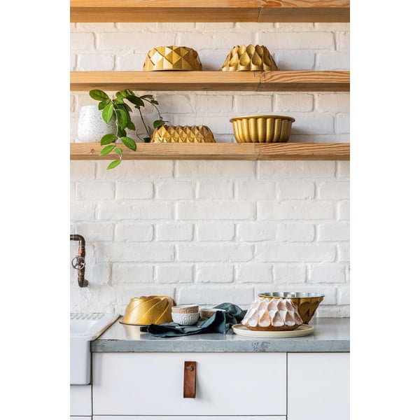 Kuldne alumiiniumist küpsetusvorm Majestice - Bonami Selection-image-2