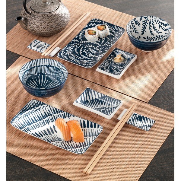 Portselanist sushikomplekt 12 osa - Brandani-image-1