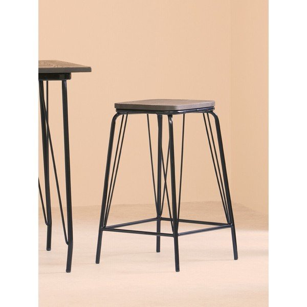 Must/pruun jalakapuust tool District - Premier Housewares-image-3