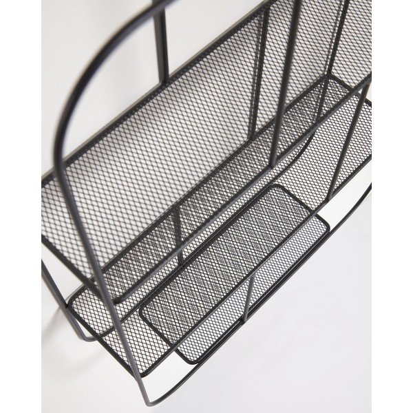 Must metallist raamaturiiul , 42 x 60 cm Veneranda - Kave Home-image-2