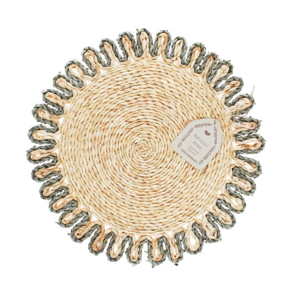 Maisikestadest lauamatt ø 38 cm Corn Husk - Rex London-image-2