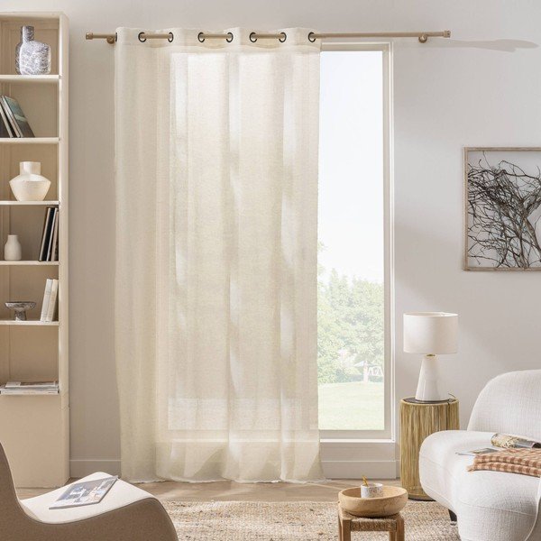 Kreemikas kardin 140x280 cm Sanya - douceur d'intérieur-image-1